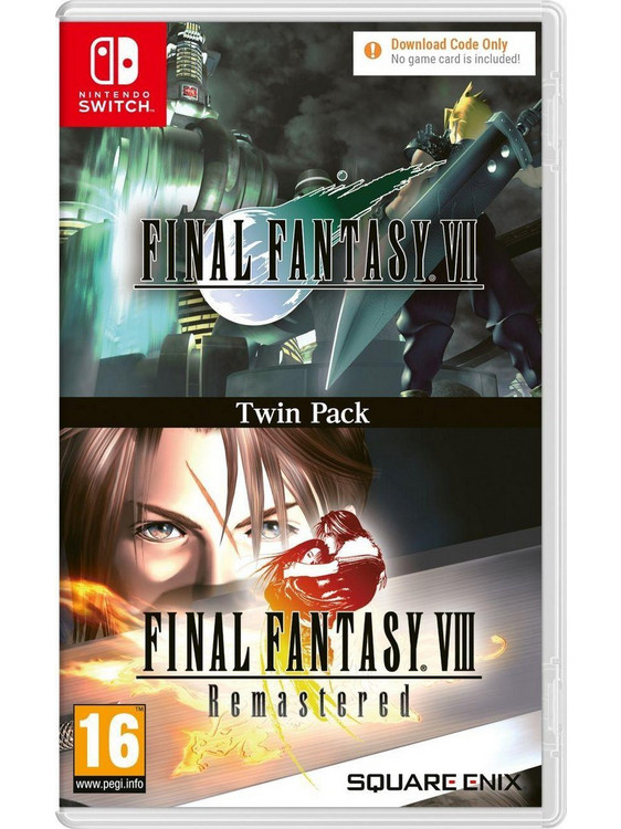 Final Fantasy VII & Final Fantasy VIII Remastered Twin Pack Key Nintendo Switch