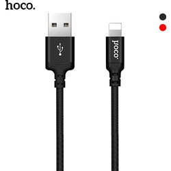 Hoco X14 Braided USB-A to Lightning Cable 1m Black 6957531062820