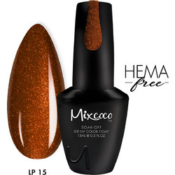 Mixcoco LP 015 Glitter Ημιμόνιμο Βερνίκι Νυχιών 15ml
