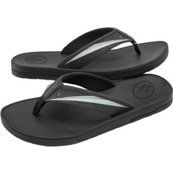 Volcom Jack Robinson Ανδρικές Σαγιονάρες Μαύρες V0812402-BLK
