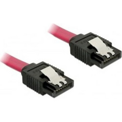 DeLOCK 82675 Καλώδιο Σκληρού Δίσκου 7-Pin SATA III to 7-Pin SATA III 0.2m Red