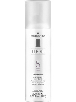 Medavita Curly Glow 5 Αφρός Μαλλιών για Μπούκλες & Όγκο Δυνατό Κράτημα 200ml