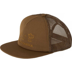 Helly Hansen Flatbrim Ανδρικό Καπέλο Jockey με Δίχτυ Snapback Υφασμάτινο Καφέ 67155-787