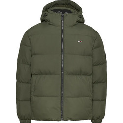 Tommy Jeans Ανδρικό Μπουφάν Χειμωνιάτικο Puffer Χακί DM0DM19786-M12