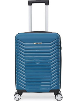 Amber AM1008 Βαλίτσα Καμπίνας 55x35x20cm με 4 Ρόδες Μπλε