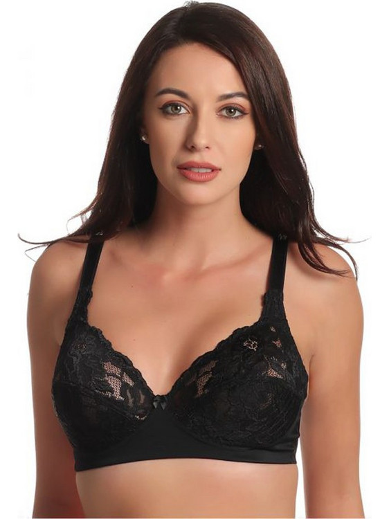 Jolidon Bralette χωρίς Μπανέλα Μαύρο S1448