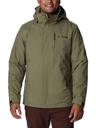 Columbia Element Blocker II Ανδρικό Μπουφάν Χειμωνιάτικο Softshell Αδιάβροχο Χακί 2090122-397
