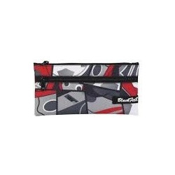 Safta Blackfit8 Κασετίνα Γκρι Κόκκινη 841311029
