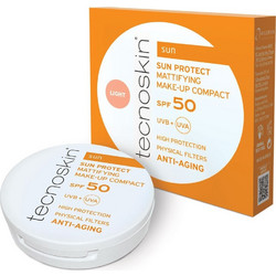 Tecnoskin Sun Protect Αδιάβροχη Light Pressed Powder SPF50+ 10gr