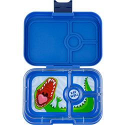 Yumbox Dinosaur Πλαστικό Παιδικό Δοχείο Φαγητού Μπλε