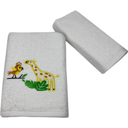 Astron Zoo 373 Σετ Παιδικές Πετσέτες 2τμχ 480gr/m²