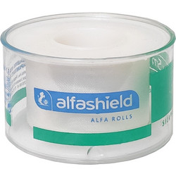 Alfashield Alfa Rolls Αδιάβροχη Μεταξωτή Επιδεσμική Ταινία 5cm x 5m