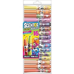 Scentos Mini Shorties Μαρκαδόροι Ζωγραφικής Σετ 16 Χρώματα