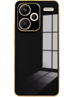 Bodycell Gold Plated Back Cover Black (Xiaomi Redmi Note 13 Pro Plus)
