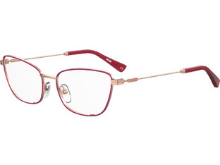 Moschino MOS575 LHF Γυναικείος Σκελετός Γυαλιών Οράσεως Μεταλλικός Χρυσός Ροζ