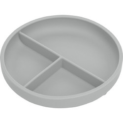 FreeON Πιάτο Σιλικόνης με Χωρίσματα Grey