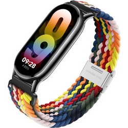 Forcell F-Design FX5 Λουράκι Υφασμάτινο Rainbow (Xiaomi Band 8 / 8 NFC)