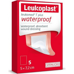 Leukoplast Leukomed T Plus Αποστειρωμένα Αδιάβροχα Αυτοκόλλητα Επιθέματα 5x7.2cm 5τμχ
