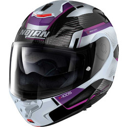 Nolan X-1005 Black Purple Grey 46 Κράνος Μηχανής Flip-Up