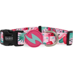 Dashi Flamingo Κολάρο Σκύλου Ροζ 2x38-55cm