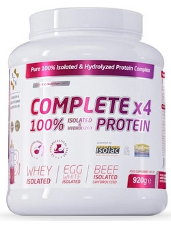 S-C-Nutrition CompleteX4 100% Isolated & Hydrolyzed Banana Caramel & Biscuits Πρωτεΐνη Γράμμωσης 920gr