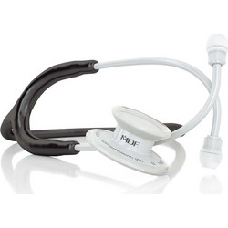 MDF Instruments Md One Καρδιολογικό Στηθοσκόπιο με Διπλό Κώδωνα Black Whiteout
