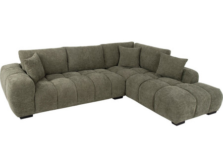 HomeMarkt Coven Γωνιακός Καναπές Δεξιά Γωνία Πράσινος 298x102x85cm HM3266.04R