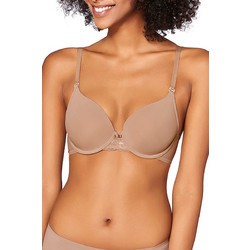 Triumph Lovely Micro Σουτιέν Push Up με Μπανέλα Μπεζ 10186625-6106