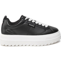 Hugo Lyssa Tenn Γυναικεία Sneakers Flatforms Μαύρα 50520718