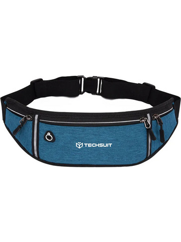 Techsuit CWB3 Τσαντάκι Μέσης για Τρέξιμο Μπλε