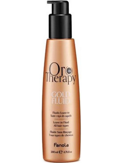 Fanola Oro Therapy 24k Gold Λοσιόν Μαλλιών για Επανόρθωση 200ml