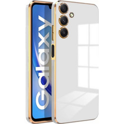 Bodycell Gold Plated Back Cover White (Samsung Galaxy M34 5G)