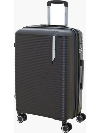 Bartuggi 724-807.60 Βαλίτσα Μεσαία 66x45x26cm με 4 Ρόδες Μαύρη