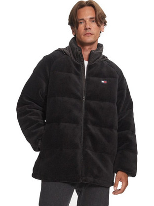 Tommy Jeans Ανδρικό Μπουφάν Χειμωνιάτικο Puffer Μαύρο DM0DM19638-BDS