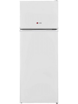 Vox Electronics KG 2550E Δίπορτο Ψυγείο 213lt Υ145xΠ54xΒ57cm Λευκό