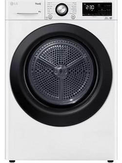 LG RH80V3AVBN Στεγνωτήριο Ρούχων 8kg A++ με Αντλία Θερμότητας