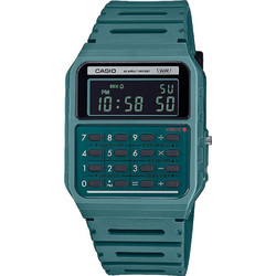 Casio Vintage Ψηφιακό Ανδρικό Ρολόι Χρονογράφος με Πράσινο Καουτσούκ Λουράκι CA-53WB-3BEF