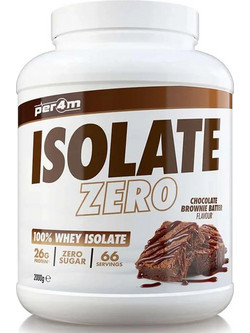 Per4m Isolate Zero Chocolate Brownie Batter Πρωτεΐνη Ορού Γάλακτος Γράμμωσης 2kg