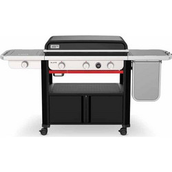 Weber Slate GPSB Premium Griddle 76 Ψησταριά Υγραερίου με 3 Εστίες και Πλαϊνό Μάτι 10.6kW Επιφάνειας 46x76cm 1500247
