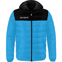 Givova Oslo Αθλητικό Ανδρικό Μπουφάν Χειμωνιάτικο Puffer Γαλάζιο G024-2410