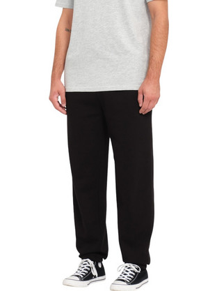 Volcom Ανδρικό Παντελόνι Φόρμας Fleece με Λάστιχο Μαύρο A1232405-BLK