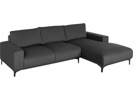 HomeMarkt Noa Γωνιακός Καναπές Δεξιά Γωνία Ανθρακί 288x157x80cm HM3278.02R