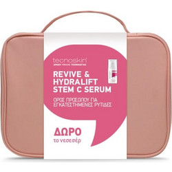 Tecnoskin Revive & Hydralift Stem C Serum 30ml + Νeseser