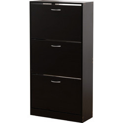 PoliHome Παπουτσοθήκη Μοριοσανίδας Wenge M60xΠ24xY118cm 162781479