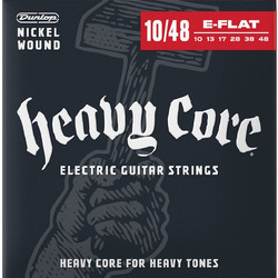 Dunlop DHCN Heavy Core Σετ 6 Χορδές Ηλεκτρικής Κιθάρας Nickel Plated Steel 10-48" Hard Tension