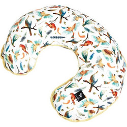Lanila Banana Birdies Velvet Μαξιλάρι Θηλασμού Λευκό Κίτρινο 55cm
