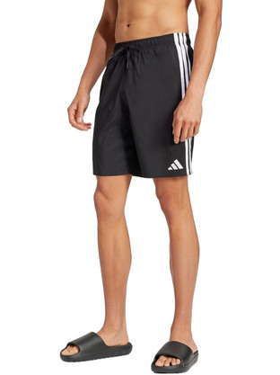 Adidas 3-Stripes Ανδρικό Μαγιό Βερμούδα Μαύρο JG1030