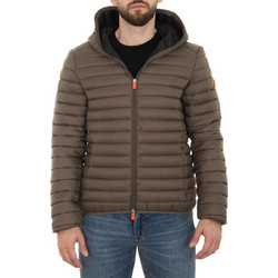 Save The Duck Animal Free Ανδρικό Μπουφάν Χειμωνιάτικο Puffer Καφέ D30650MGIGA19-40023