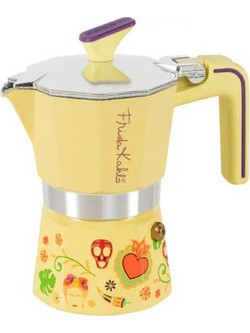 Pedrini Frida Kahlo Μπρίκι Espresso 2Cups Κίτρινο