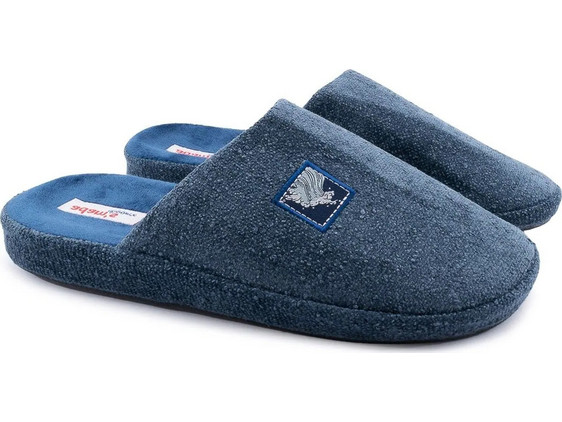 Adam's Χειμερινές Ανδρικές Παντόφλες Navy Μπλε 895-24508
